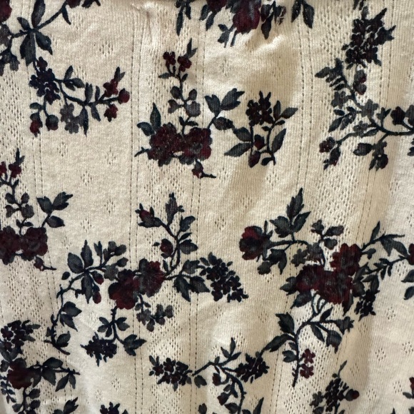 Lucky Brand Women's Floral Blouse - Cream and Black - Picture 4 of 8